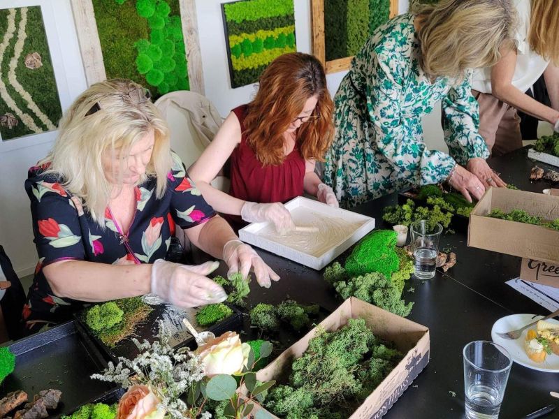 Workshop: Výroba mechového obrazu