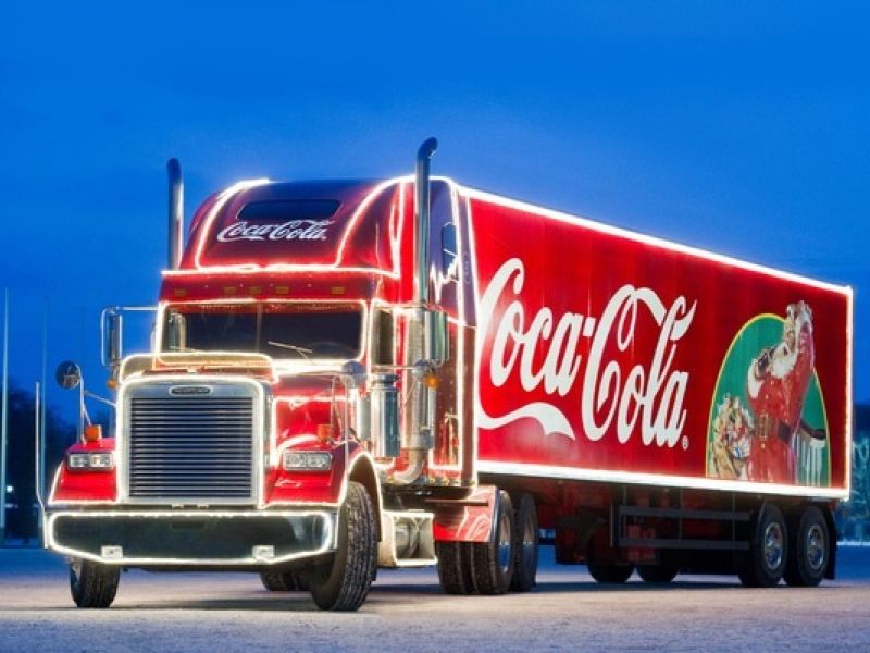 Vánoční Coca-Cola kamion