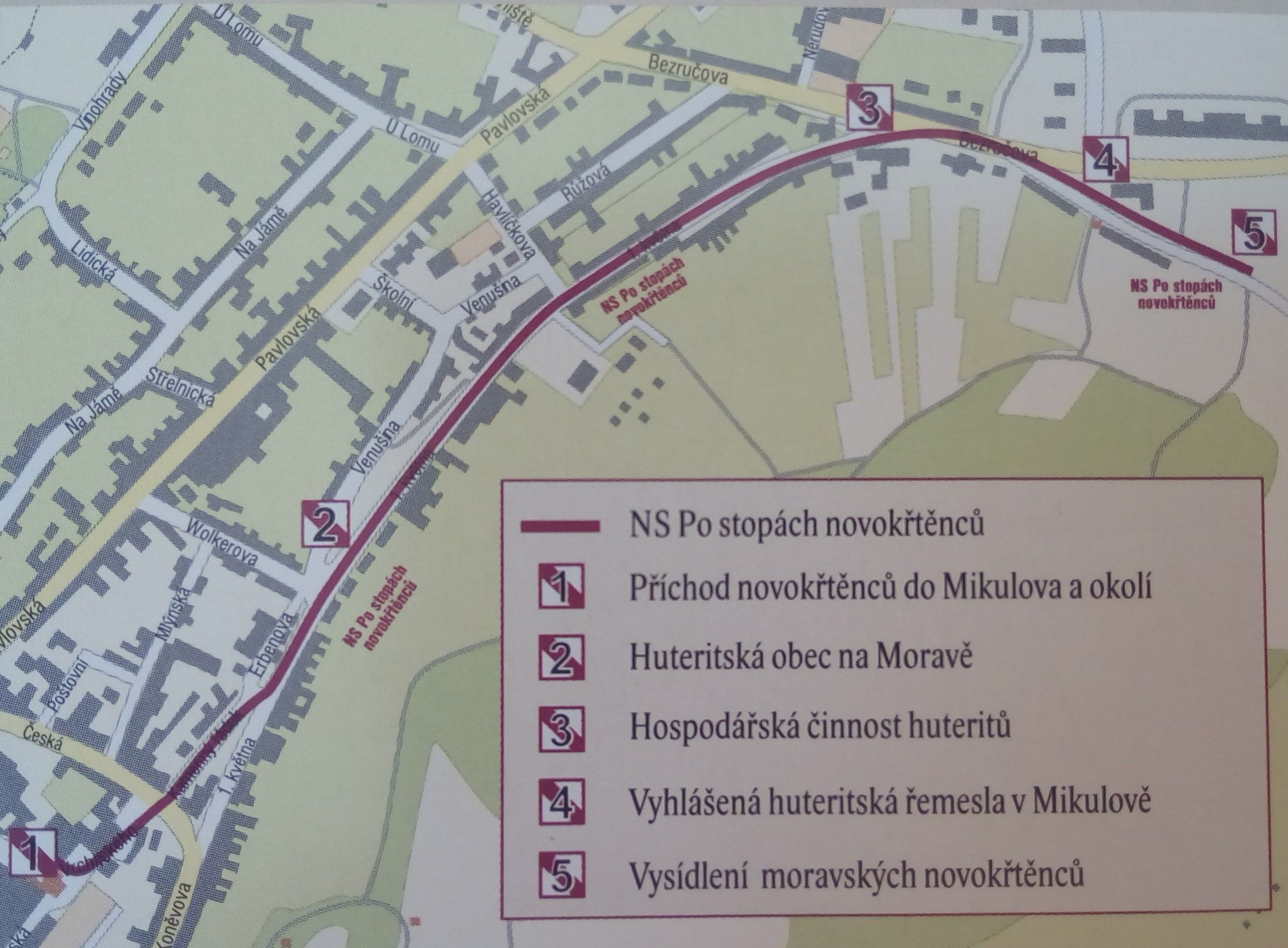 Naučná stezka Po stopách novokřtěnců
