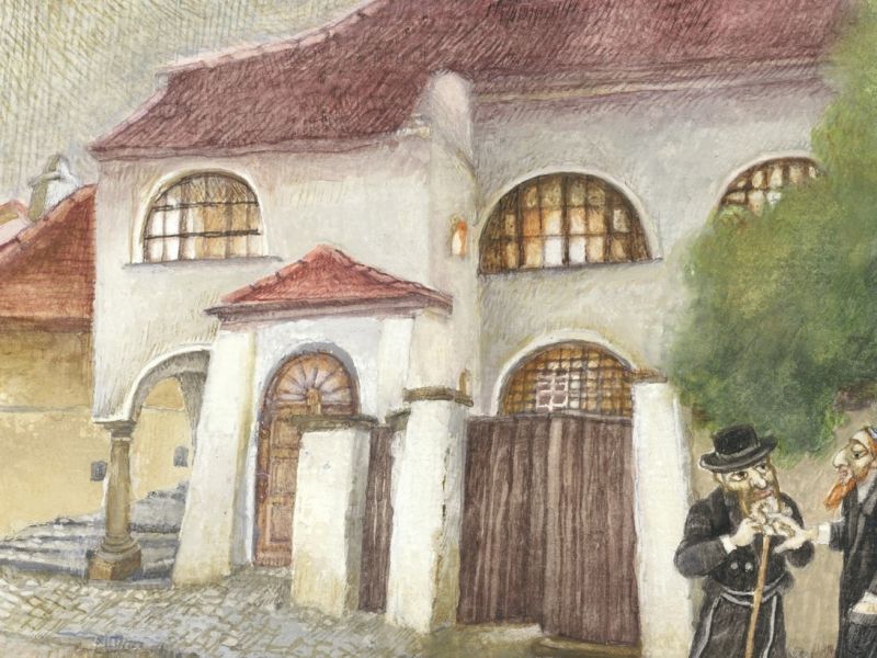 Vernisáž výstavy Třpyt perleti v nostalgii židovského města Vernisáž výstavy Třpyt perleti v nostalgii židovského města